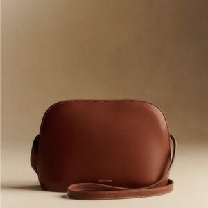 Brown Leather Crossbody Bag